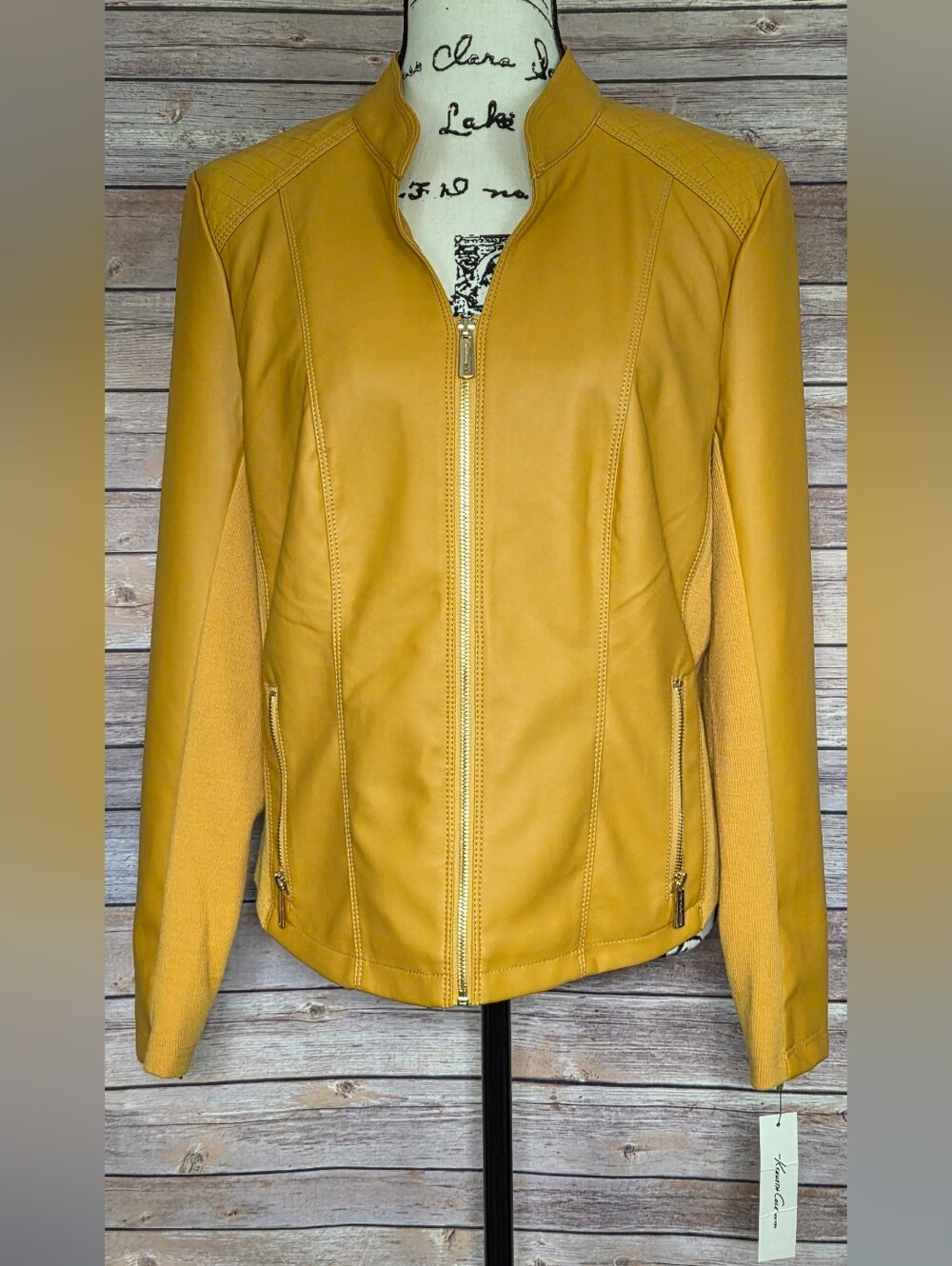 KENNETH COLE Zip-Front Jacket NWT